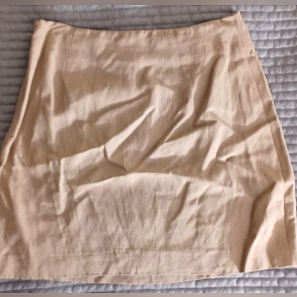Express Tailleur Womens 5/6 Khaki mini skirt